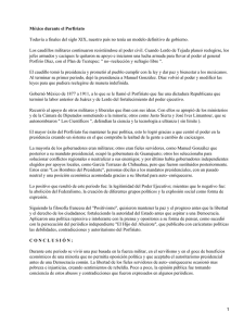 México durante el Porfiriato