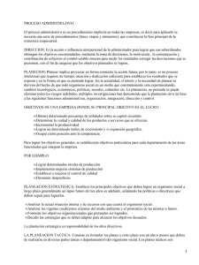 PROCESO ADMINISTRATIVO: