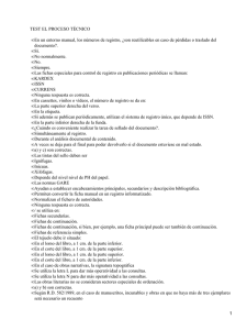 Procesos Técnicos Bibliotecarios