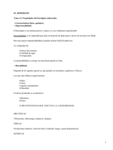 Propiedades del hormigón endurecido