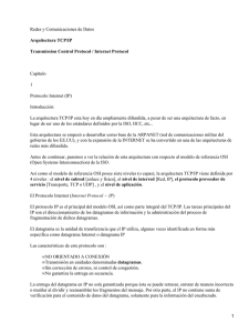 Protocolo TCP/IP (Transmission Control Protocol Internet Protocol)