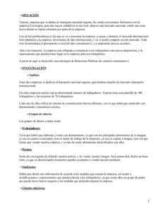 Proyecto de Fusión de dos Empresas de Transporte