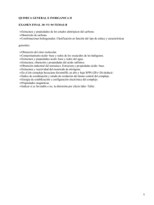 Química General E Inorgánica