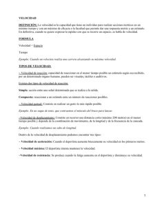 Rapidez en deportistas