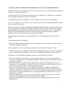 Reglamento y Acto Administrativo: Diferencias