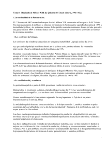 Reinado de Alfonso XIII: La Quiebra del Estado liberal (1902-1923)
