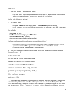 RELIGIÓN 1.¿Quién funda la Iglesia y en qué momento lo hace? •