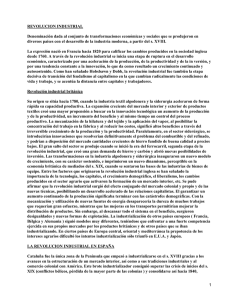 Revolución industrial en Inglaterra, España y América Latina