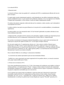 La revolución RUSA. 1.Situación inicial.