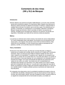 Rimas XIII y XLI; Gustavo Adolfo Bécquer