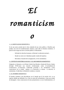 El  romanticism o