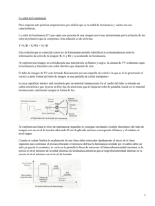 Señal de Luminancia