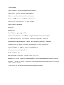 Socialización: teorías