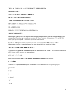 Teoría de la determinación de la renta