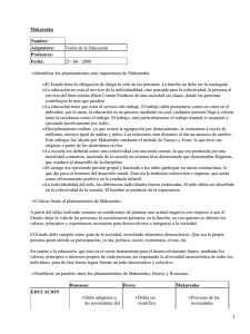 Teoría de la Educación de Antón Makarenko