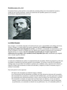 Teoría de la Utilidad