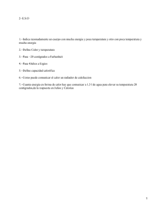 Termodinámica y termología