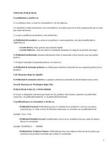 Tipos de Publicidad