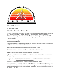Topografía y materias afines
