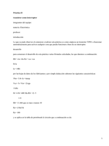 Transistor como interruptor