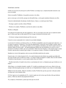 WERTHER: GOETHE