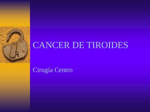 Cancer de Tiroides