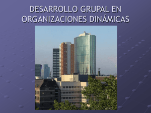Desarrollo grupal en organizaciones dinámicas
