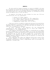 Diseño de un lector de EPROM (Electrically Programmable Read Only Memory)