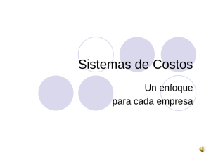 Distribución de costos