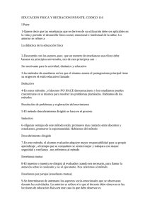 Educación Física y Recreación Infantil