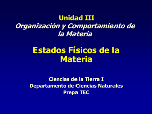 Estados físicos de la materia