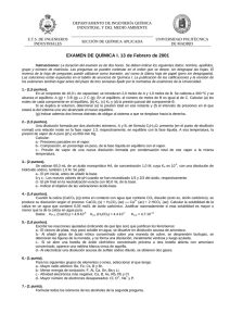 Examen de química I