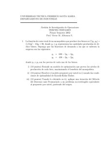 Gestión de Investigación de Operaciones