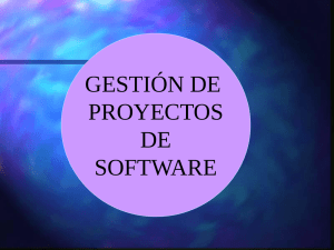 Gestión de Proyectos de Software