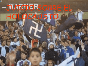 JUICIO SOBRE EL HOLOCAUSTO