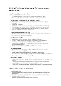 La Península Ibérica: El predominio musulmán