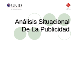 Análisis Situacional De La Publicidad