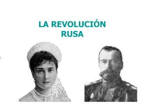 LA REVOLUCIÓN RUSA