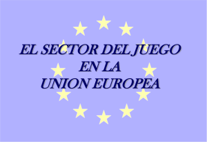 Sector del juego en la Unión Europea