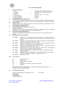 syllabus ensamblaje I