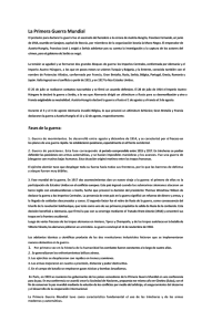 Primera Guerra Mundial: Causas, Fases y Consecuencias