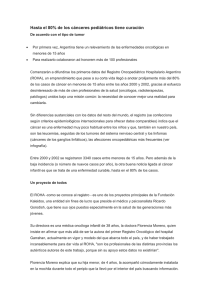 De acuerdo con el tipo de tumor