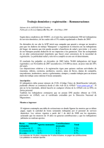 Trabajo doméstico y registración - Asociación Argentina de Derecho