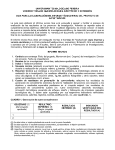 resultado esperado - Universidad Tecnológica de Pereira