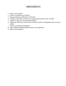 identificar las partes de la valvula de