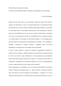 El libro frente los desafíos de Internet