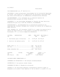 adquisición de servidores tecnología X86