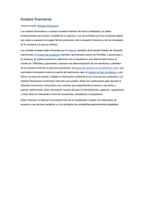 Estados financieros