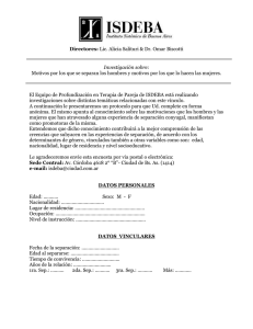 motivos de la separación