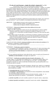 El color de la piel humana: ¿simple diversidad o adaptación